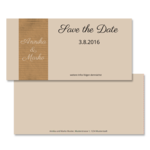 Save-the-Date, 1-sided